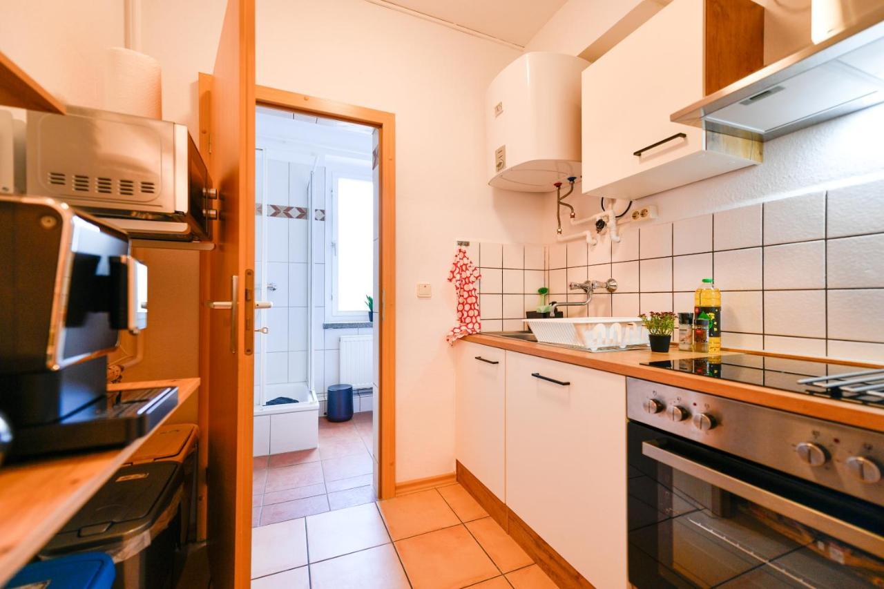 Fuerst-Pueckler-Apartment_Bis 6 Personen_Waschmaschine_Kueche_2X Parkplaetze_Terrasse_Netflix Cottbus Eksteriør billede